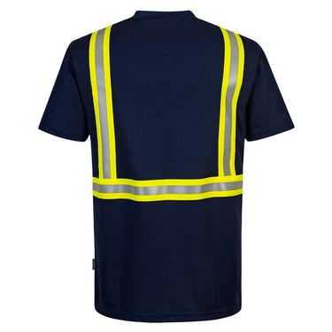 Portwest F131 Enhanced Visibility Short Sleeve T-Shirt