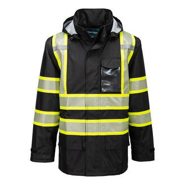 Portwest F366 Enhanced Visibility Lined Rain Jacket