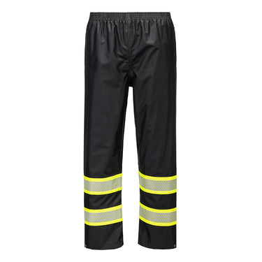 Portwest F486 Iona Plus Enhanced Visibility Rain Pants with Contrast