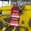 Bilingual OSHA Danger Tags By-The-Roll: Do Not Operate (Red) – Lockout/Tagout