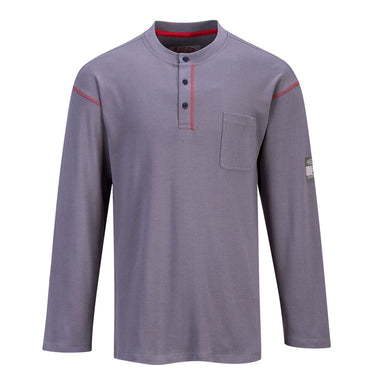 Portwest FR02 Bizflame FR Long Sleeve Henley