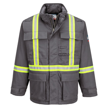 Portwest FR612 Bizflame X-Back Enhanced Visibility FR Winter Parka