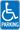 RESERVED HANDICAPPED (W/GRAPHIC)