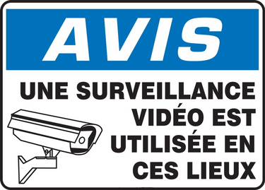 OSHA Notice Safety Sign: Video Surveillance In Use On These Premises – Signs & Labels