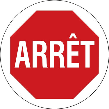 Floor Sign: Stop – Signs & Labels