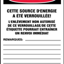Danger: Do Not Operate Lockout Tags – Lockout/Tagout