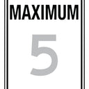 Speed Limit Sign: Maximum _ – Signs & Labels