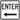 Facility Traffic Sign: Enter (Left Arrow) – Signs & Labels