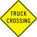 Crossing Sign: Truck Crossing – Signs & Labels