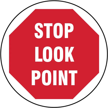 LED Sign Projector Lens: Stop Look Point – Signs & Labels