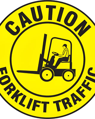 LED Sign Projector Lens: Caution Forklift Traffic – Signs & Labels
