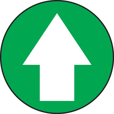 LED Sign Projector Lens: White on Green Arrow – Signs & Labels