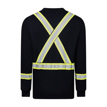 Portwest IFS662 Enhanced Visibility FR Long Sleeve Henley