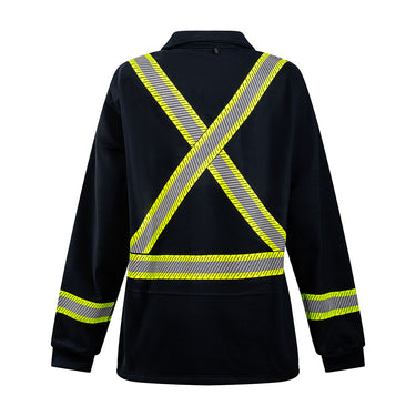 Portwest IOS324 Enhanced Visibility Full Zip Fleece Jacket