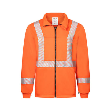Portwest IOS329 Enhanced Visibility Zipper FR Fleece Jacket