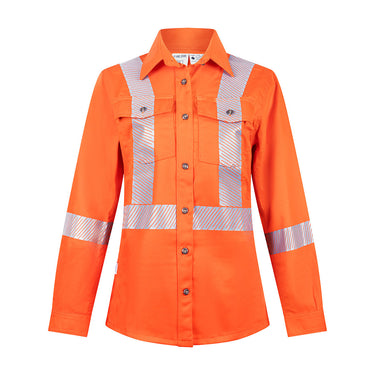 Portwest IUS471 Women's Enhanced Visibility X-Back Work Shirt