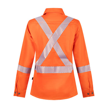 Portwest IUS471 Women's Enhanced Visibility X-Back Work Shirt