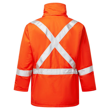 Portwest IUS515 Enhanced Visibility X-Back Insulated Parka