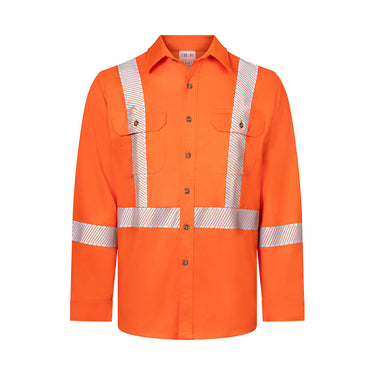 Portwest IUS652 Enhanced Visibility X-Back Deluxe Work Shirt