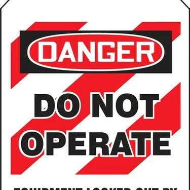 Tab Tags: Do Not Operate - 25 Pack – Lockout/Tagout