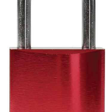 Compact Anodized Aluminum Padlock – Lockout/Tagout