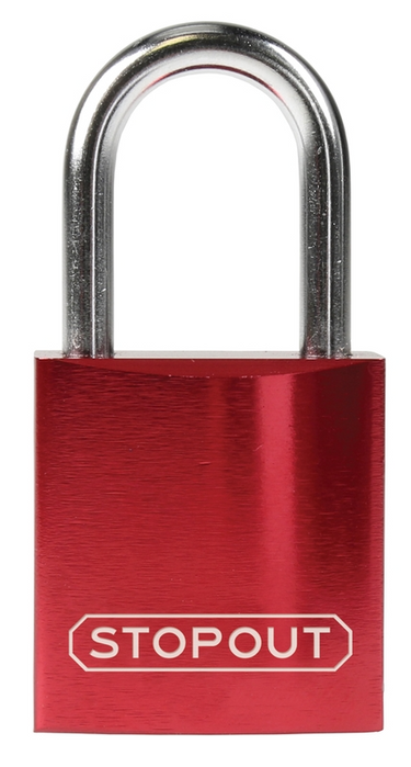 Compact Anodized Aluminum Padlock – Lockout/Tagout
