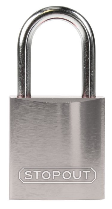 Compact Anodized Aluminum Padlock – Lockout/Tagout