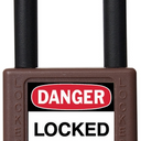 Brass Body Padlock With Plastic Cover - 1 3/4 Inch Body – Lockout/Tagout