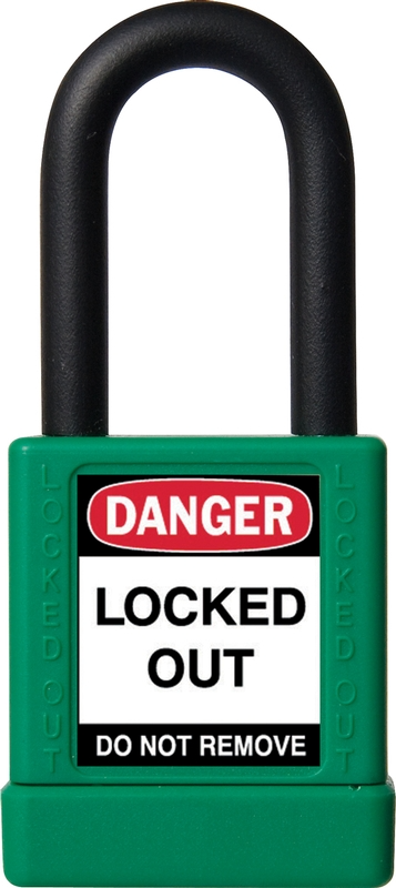 Brass Body Padlock With Plastic Cover - 1 3/4 Inch Body – Lockout/Tagout