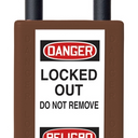 Brass Body Padlock With Plastic Cover - 3 Inch Body – Lockout/Tagout