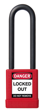 Brass Body Padlock With Plastic Cover - 1 3/4 Inch Body – Lockout/Tagout