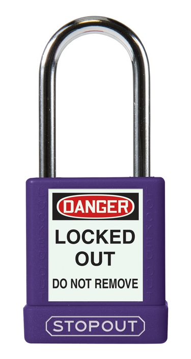 Plastic Body Aluminum Padlocks with Hardened Steel Shackle - 1.75" Body – Lockout/Tagout