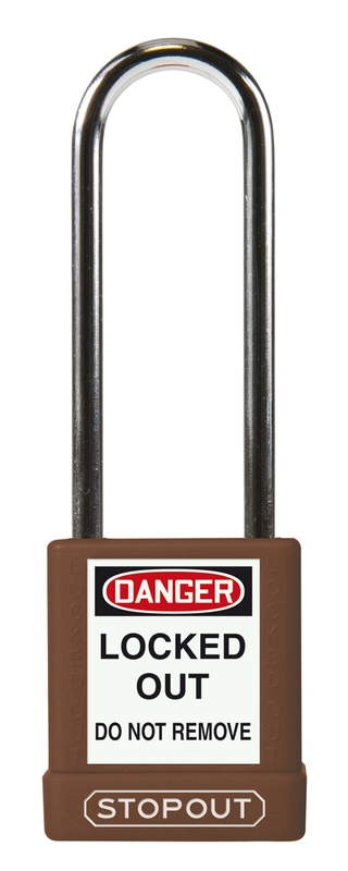 Plastic Body Aluminum Padlocks with Hardened Steel Shackle - 1.75" Body – Lockout/Tagout