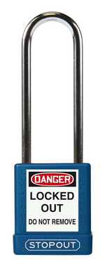 Plastic Body Aluminum Padlocks with Hardened Steel Shackle - 1.75" Body – Lockout/Tagout