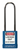PLASTIC BODY ALUMINUM PADLOCKS WITH HARDENED STEEL SHACKLE