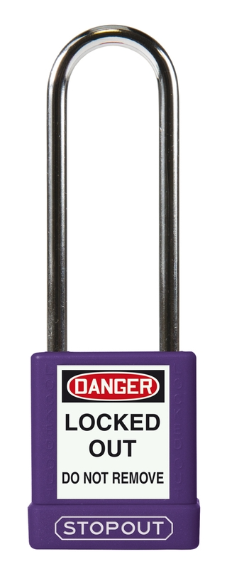 Plastic Body Aluminum Padlocks with Hardened Steel Shackle - 1.75" Body – Lockout/Tagout