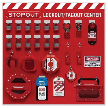 12-Padlock Group Lockout Center Combo Kit – Lockout/Tagout
