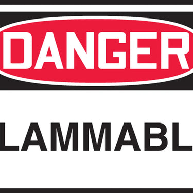 OSHA Danger Safety Label: Flammable – Signs & Labels