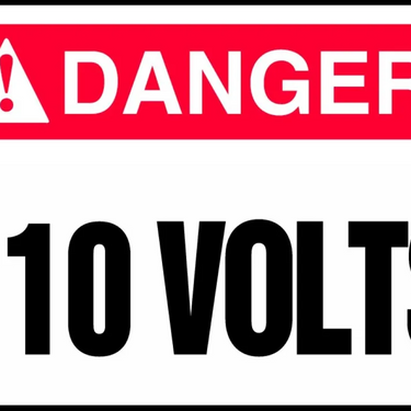 ANSI ISO Safety Signs: 110 Volts – Signs & Labels