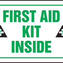 Safety Label: First Aid Kit Inside – Signs & Labels