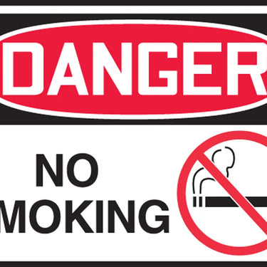OSHA Danger Safety Label: No Smoking – Signs & Labels