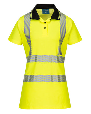 Portwest LW72 Women's Class 2 Short Sleeve Polo
