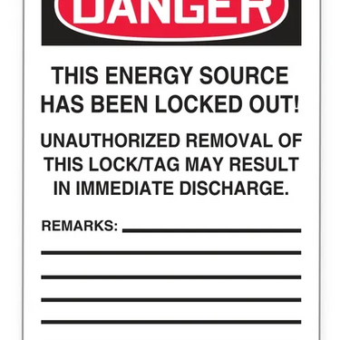 OSHA Danger Tags By-The-Roll: Do Not Operate (Maintenance Department) – Lockout/Tagout