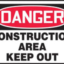 OSHA Danger Safety Sign: Construction Area - Keep Out – Signs & Labels