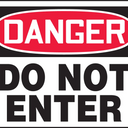 OSHA Danger Safety Sign: Do Not Enter (24" x 36") – Signs & Labels
