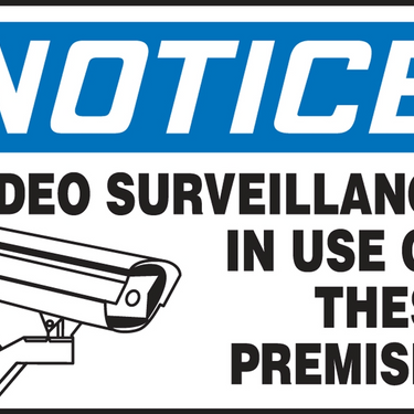 OSHA Notice Safety Sign: Video Surveillance In Use On These Premises – Signs & Labels