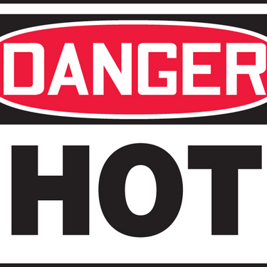 OSHA Danger Safety Sign: Hot – Signs & Labels