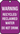 Safety Tag: Warning - Recycled/Reclaimed Water Do Not Drink