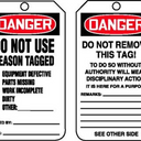 OSHA Danger Safety Label: Do Not Use - Reason Tagged – Lockout/Tagout