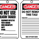 OSHA Danger Safety Label: Do Not Use - Reason Tagged – Lockout/Tagout